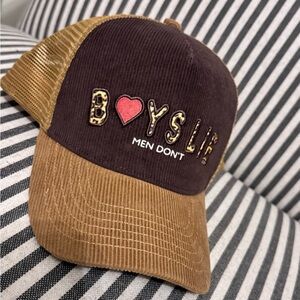 Boys Lie Brown and Tan Hat